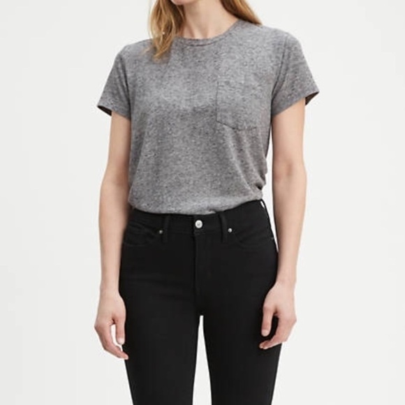 Levi’s grey cotton Pocket Tee XS - Picture 1 of 8